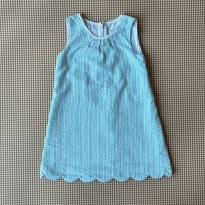 E. Land American Classic Wear toddler baby girl scallop dress. Size 3T